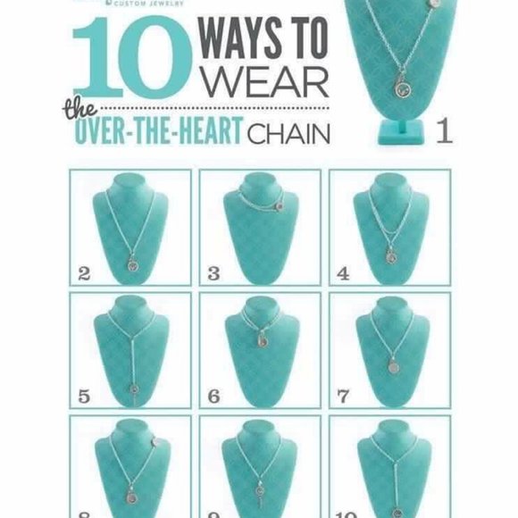 Gold Link Locket 4 Over The Heart Chain & Bracelet - Picture 7 of 9